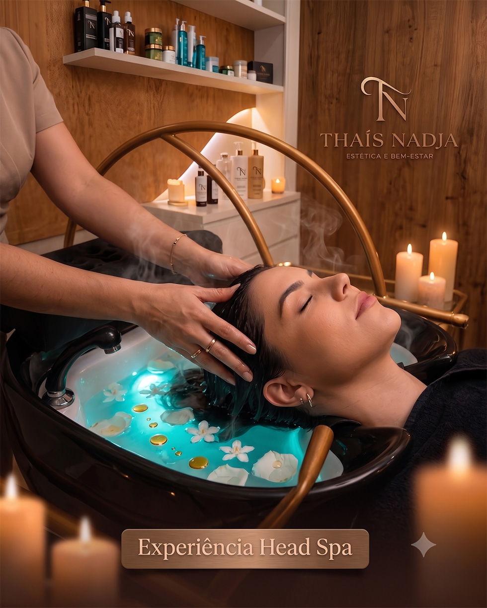 Experiência de Head Spa